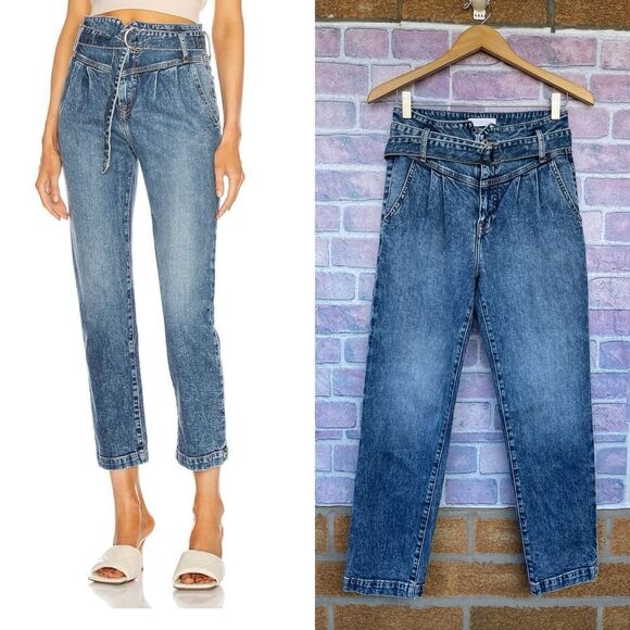 JONATHAN SIMKHAI STANDARD Theo Belted Pleated Straight size 27 - Picture 3 of 17